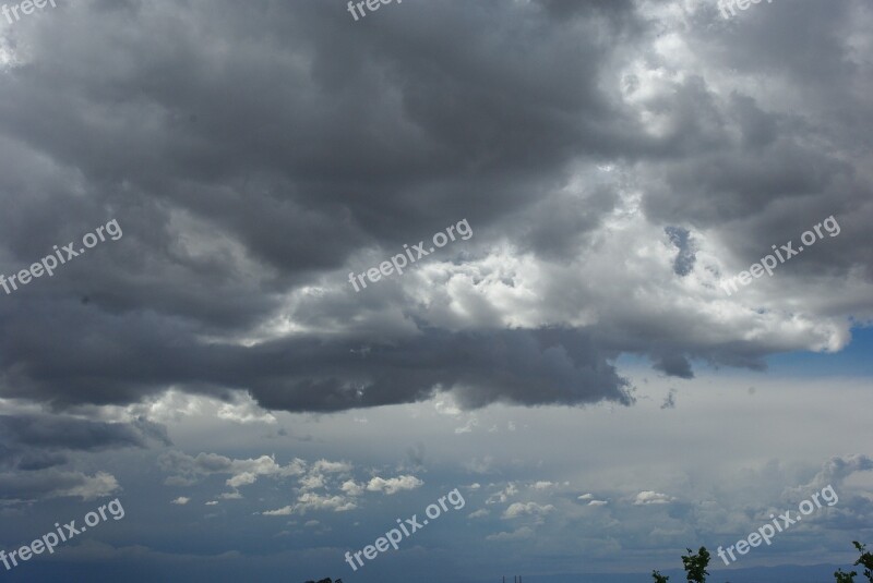 Storm Thunderstorm Clouds Rain Free Photos