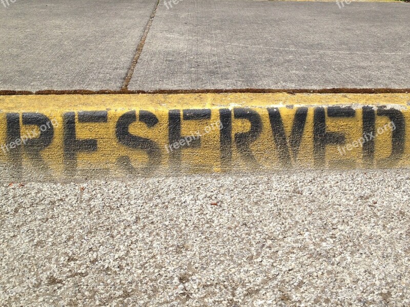 Reserved Parking Sign Signs Free Photos