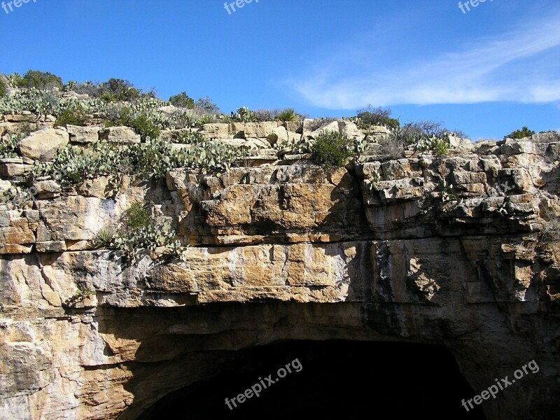 New Mexico Carlsbad Caverns Cavern Rock Hill