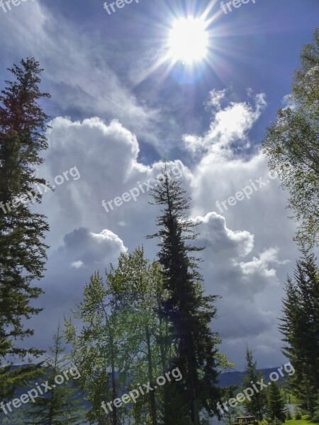 Cumulus Clouds Clouds Thunderstorm Weather Sky