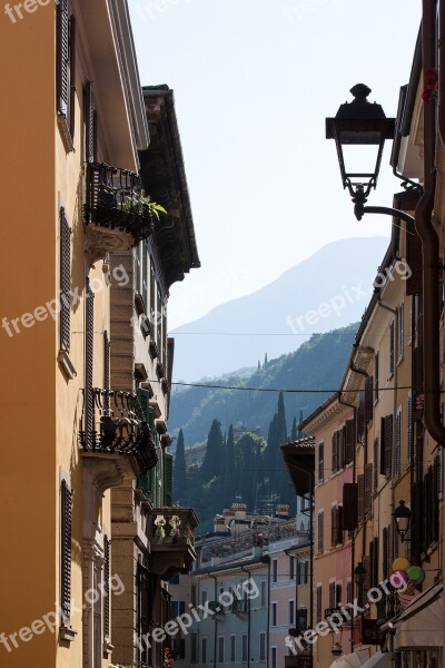 Italy Historic Center Garda Gargnano Village