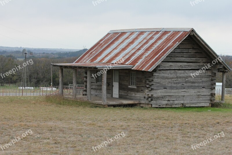 Texas Prarie Home Building Log Building Free Photos