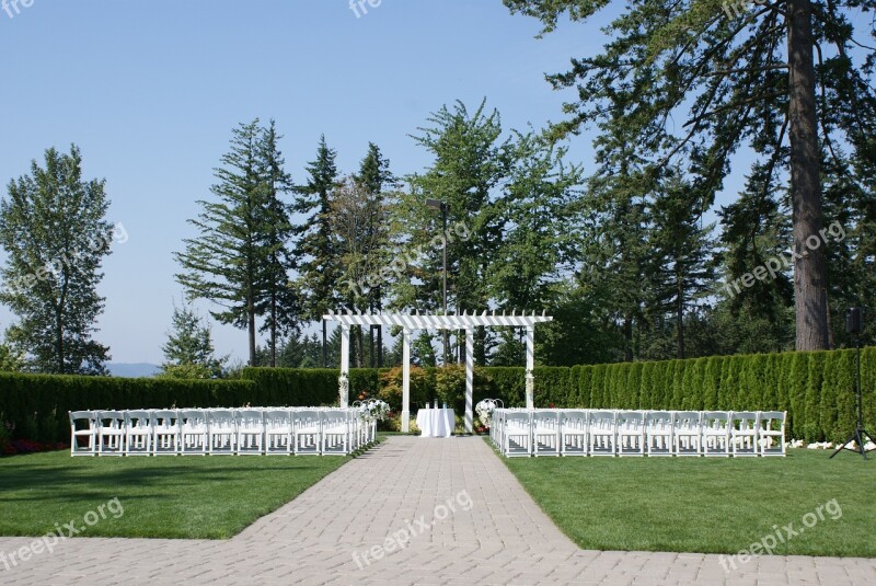 Wedding Marriage Love Outdoor Wedding Alter