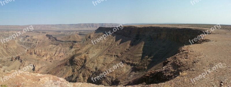 Fish River Canyon Namibia Africa Canyon Free Photos