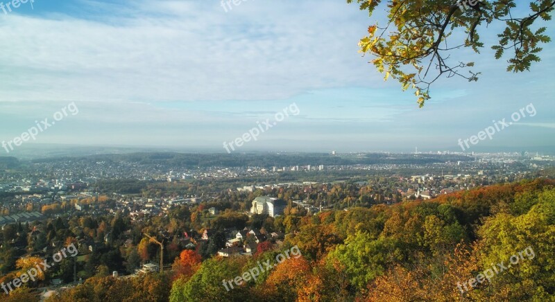 Dorneck Switzerland Autumn Fall Sky