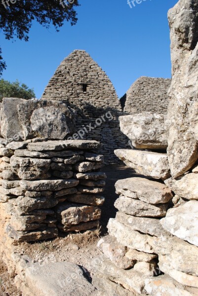 Stone House Luberon France Musée The Bories Historically