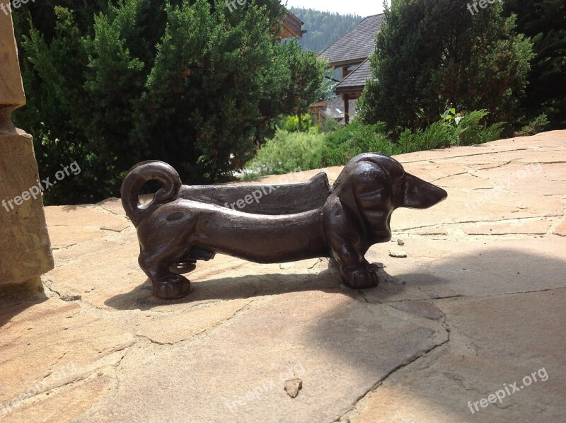 Dog Statuette Cast Iron Free Photos