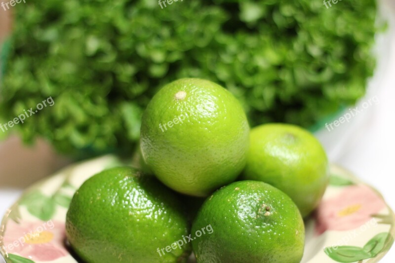 Limes Fruit Green Organic Refreshing