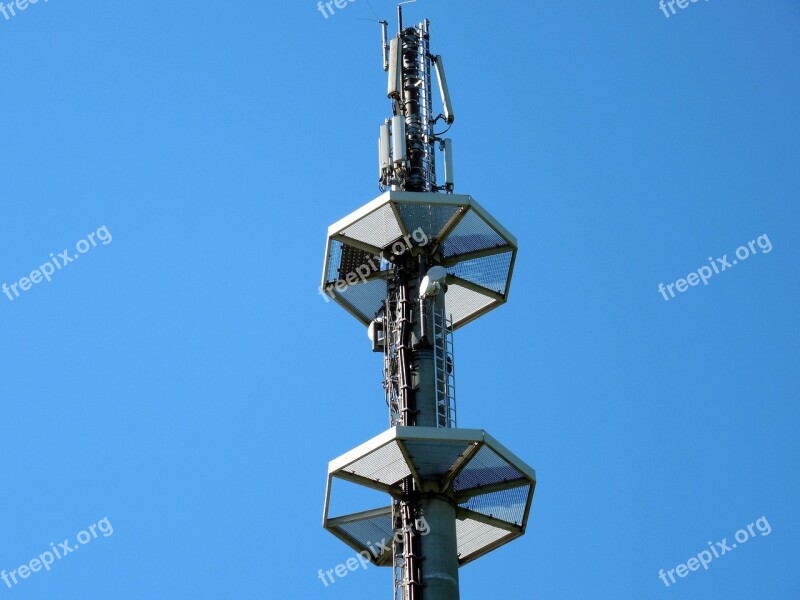 Radio Transmitter Reception Antennas Broadcast