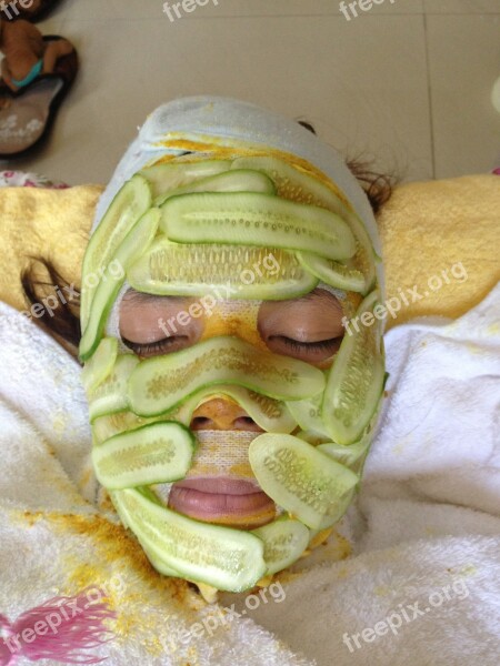 Cucumber Cucumber Facial Facial Treatment Free Photos