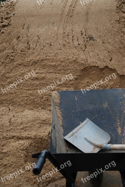 Barrow Sand Shovel Building Free Photos