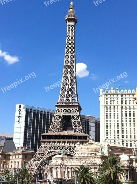 Vegas Paris Eiffel Tower Free Photos