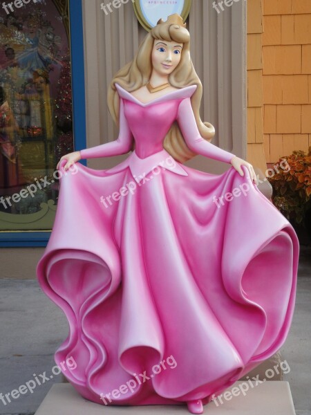 Princess Florida Orlando Pink Character