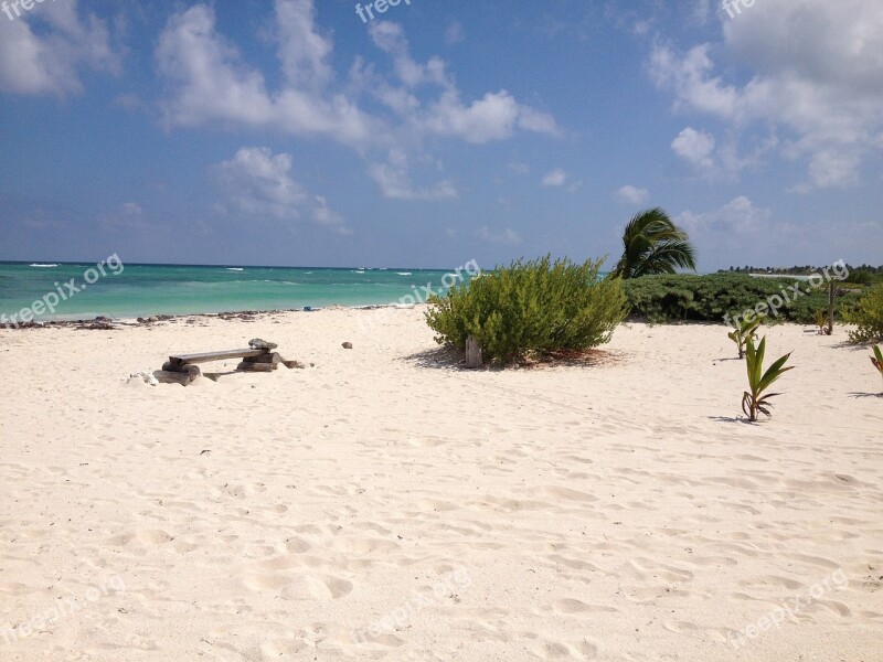 Mexico Beach Majahual Sea Sun