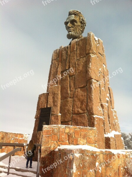 Lincoln Memorial Monument Wyoming Free Photos