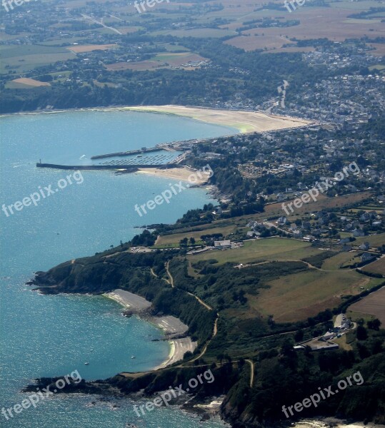 Côtes D'armor Brittany France Aerial View Landscape