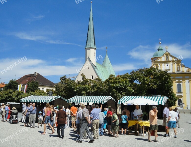 Altötting Kapellplatz Monastery Market Place Of Pilgrimage Church