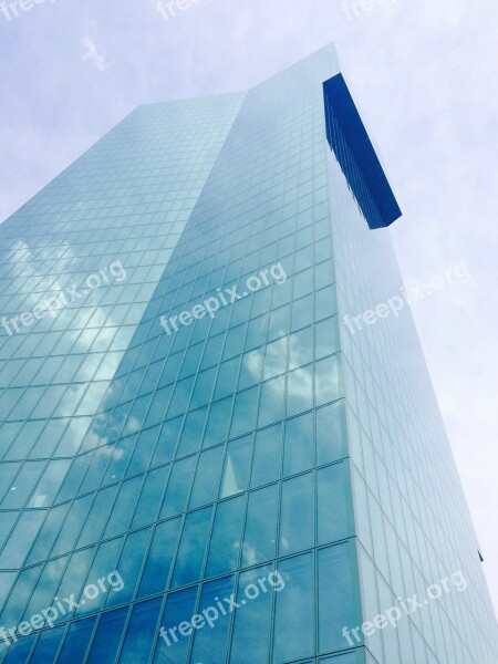 Skyscraper Architecture Glass Front Window Window