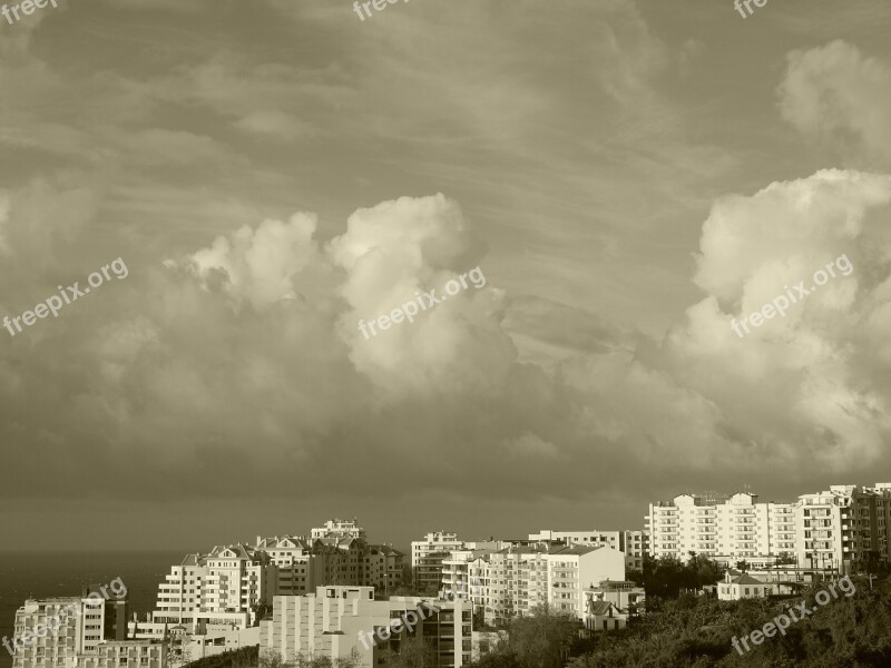 Madeira Funchal Sky Clouds Clouds Form