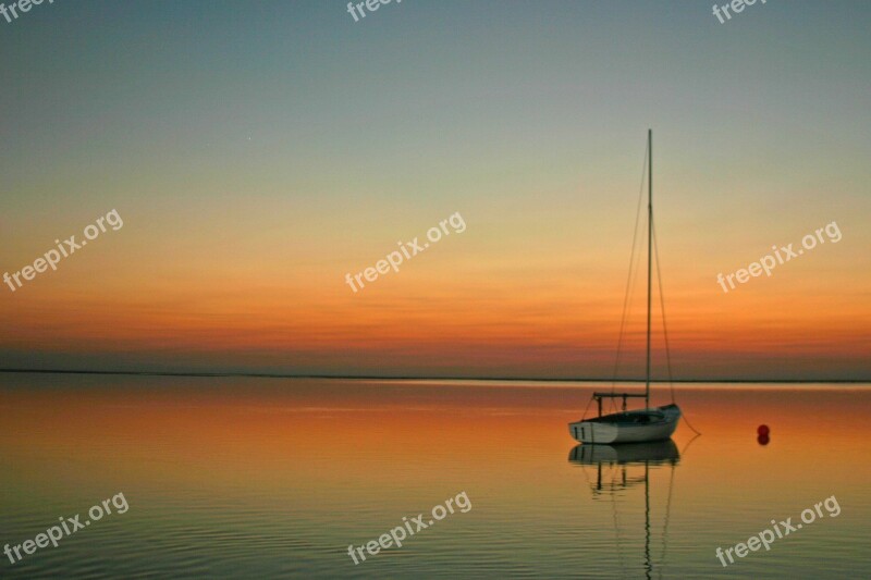 Sailboat Sailing Sunset Sailing Boat Sail