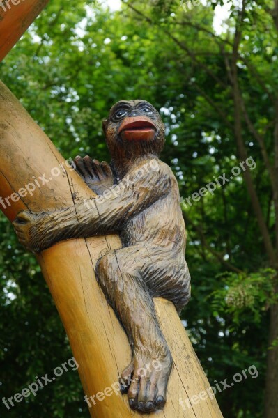 Monkey Tree äffchen Jungle Zoo