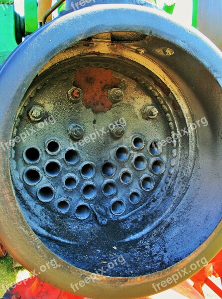 Steam Engine Smoke Box Holes Channels Metals