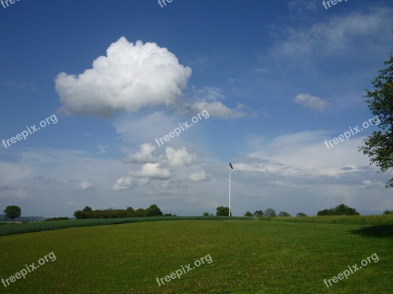 Wind Vane Wind Direction Sensor Weathervane Hill Cloud