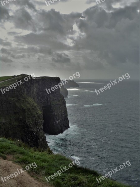 Ireland Cliffs Of Moher Munster Cliffs Nature Rocky Coast