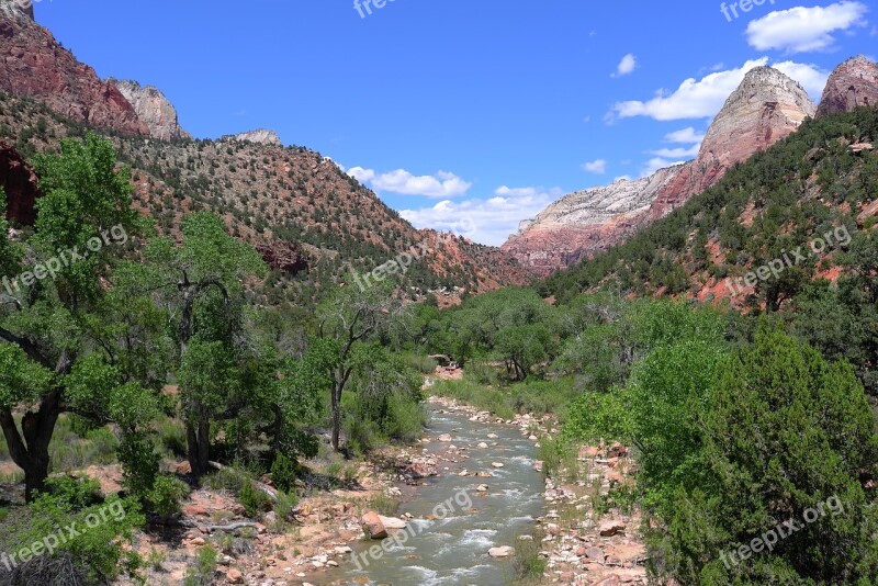 Zion Park National Park Utah United States Tourism