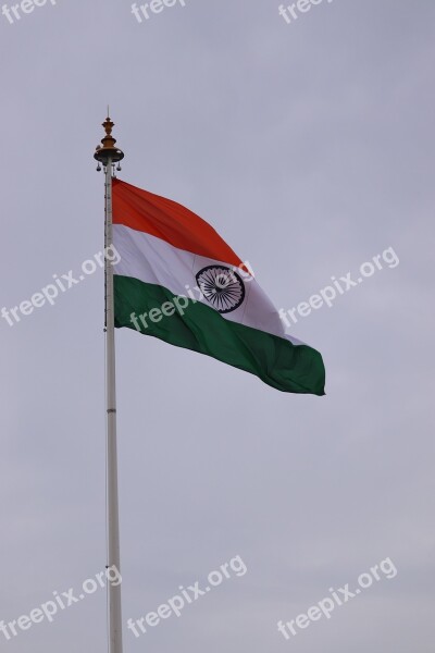 Flag India Nature Indian Flag People