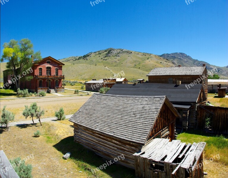 Bannack Ghost Town Montana Usa Bannack Ghost Town