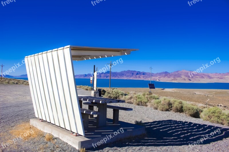 Pyramid Lake Mountains Free Photos