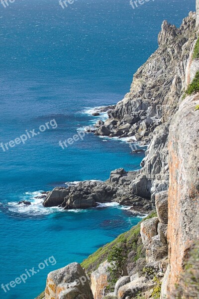 Chapmans Peak Cape South Africa Landscape