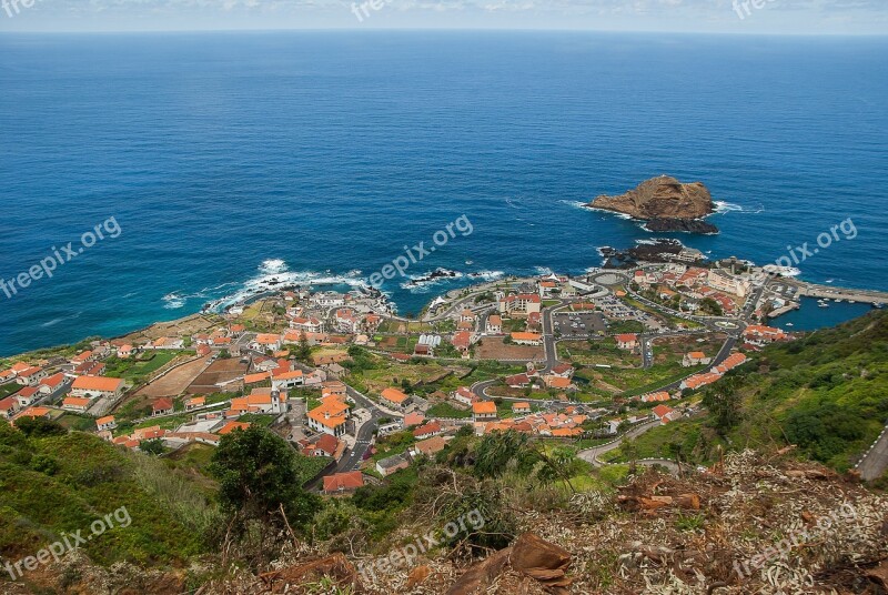 Madeira Porto Moniz Village Atlantic Free Photos