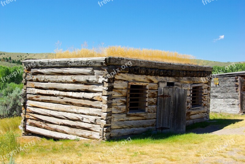 Bannack Montana Jail Montana Usa Bannack Ghost Town