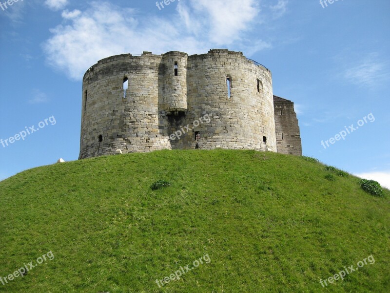 Clifford's Tower York England Medieval Castle