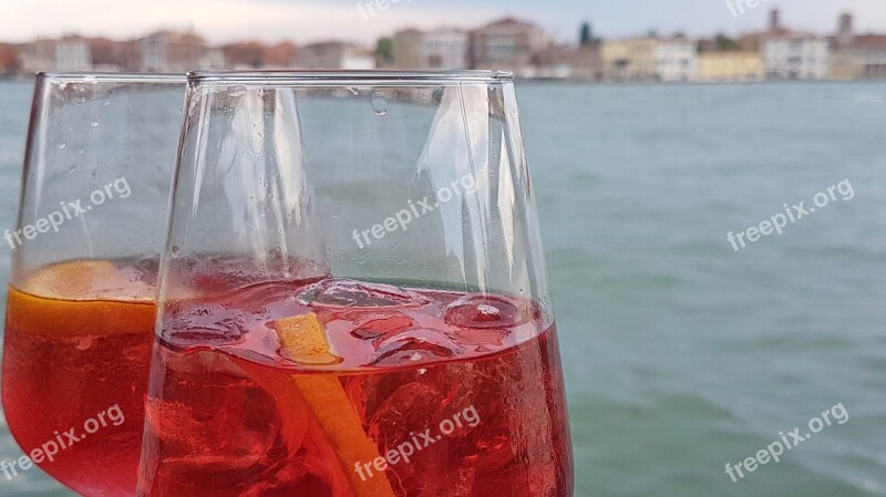 Venice Venezia Channel Drink Glass