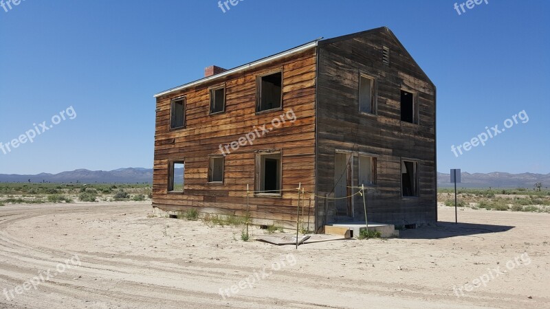 Nevada Nuclear Test Facility Nuclear House Atomic Nuclear Radiation