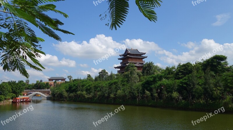 Attic Lake Blue Sky Ascending Lush