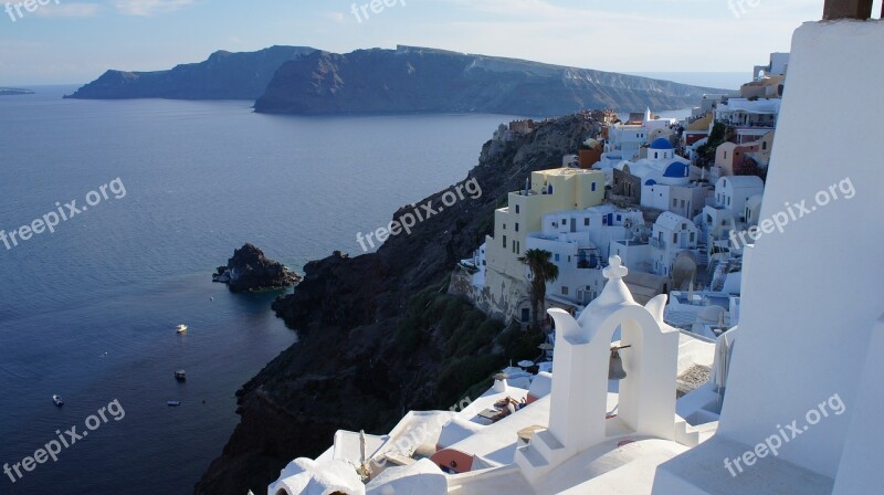 Greece Oia Fira Santorini White