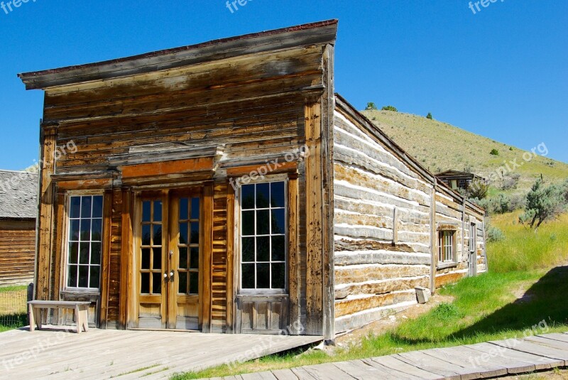 Bannack Assay Office Montana Bannack Ghost Town Old West