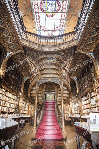 Porto The Livraria Lello Bookshop Ivo Rainha Architecture