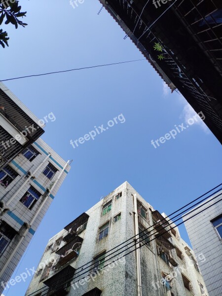 Houses Patio Sky Split Free Photos