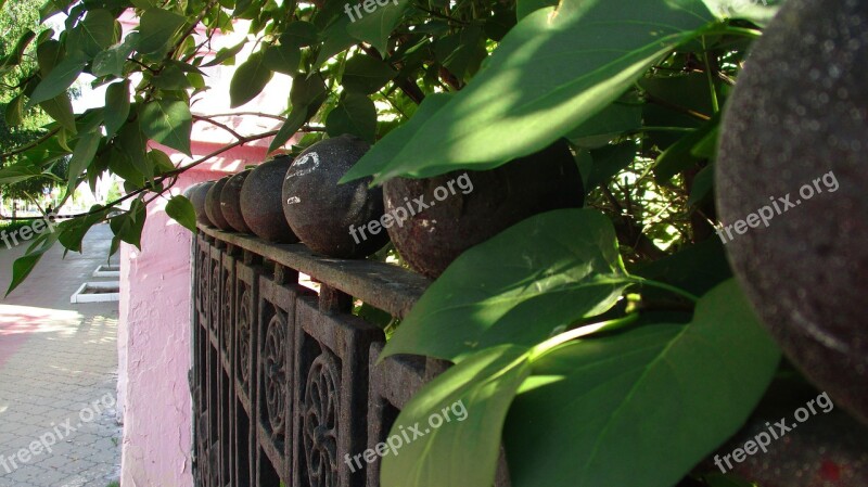 Fence Copper Steel Metal Carved