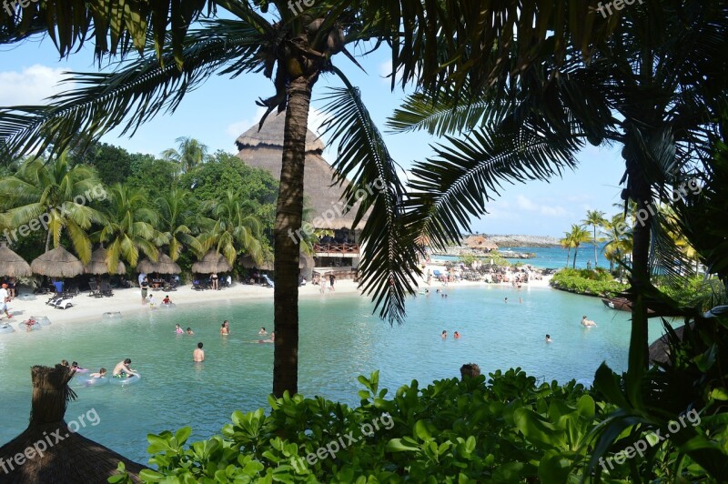 Xcaret Mexico Mar Tourism Trees