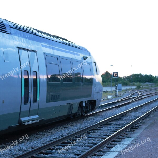 Train Transportation Railway Locomotive Track