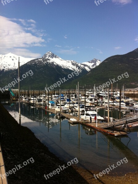 Alaska Boats Dock Boat Harbor