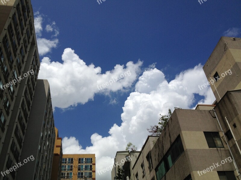 Cbd Sky Parking Building Cloud