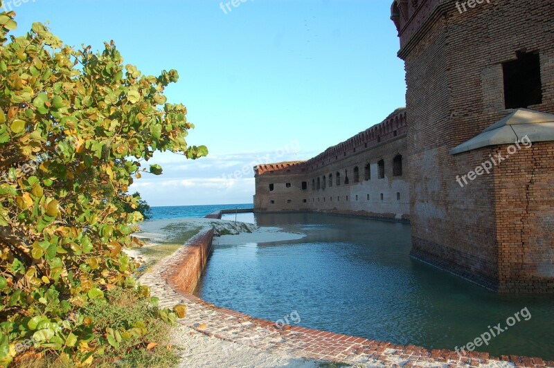 Fort Jefferson Water Island Bricks Wall