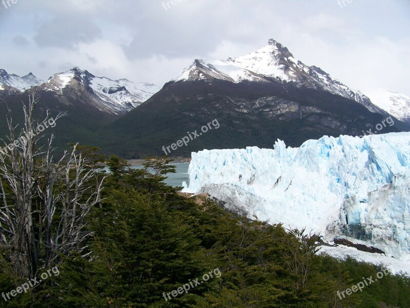 Glacier Perito Moreno Argentina Mountain Nature